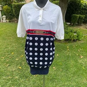 VINTAGE GUCCI POLO TUNIC DRESS NAUTICAL